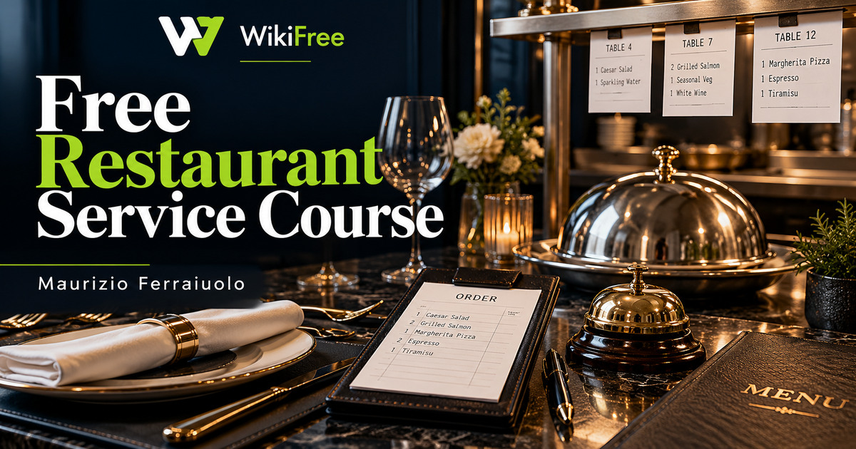 Free Restaurant Service Course: Tables, Counters and Complaints — Maurizio Ferraiuolo. WikiFree selection.