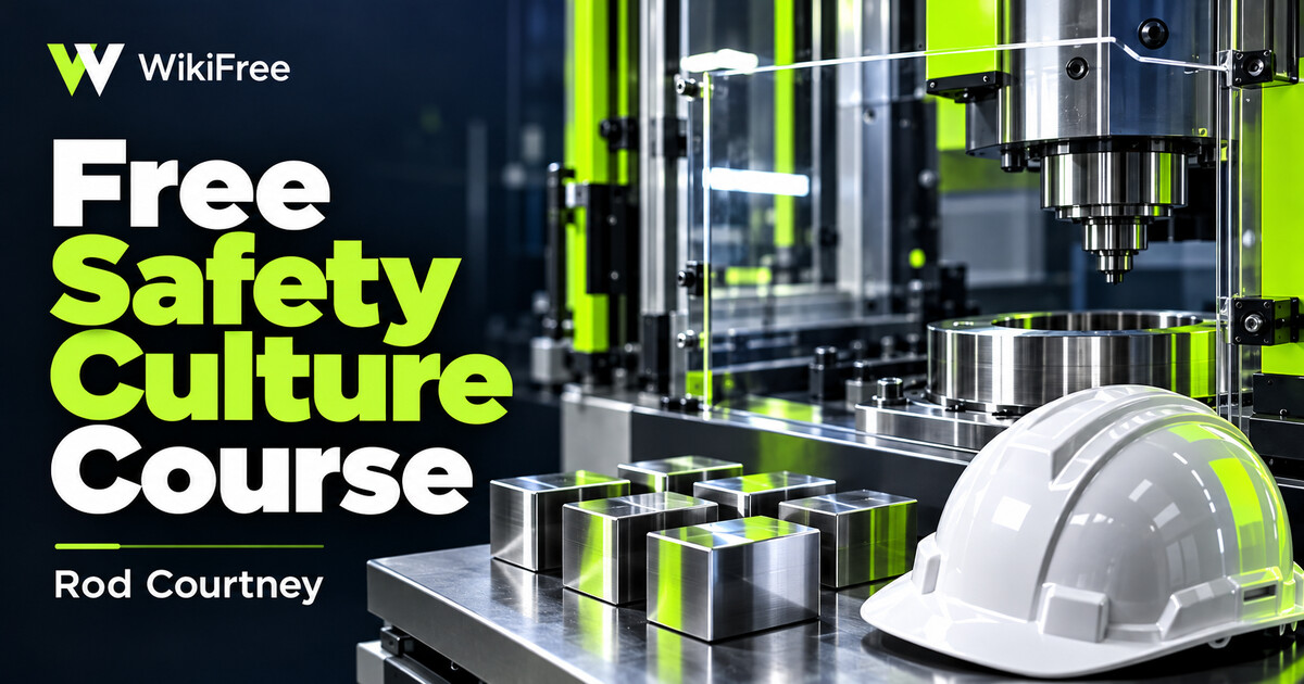 Free Safety Culture Course: Leadership, Reporting and Work Design — Rod Courtney. WikiFree selection.