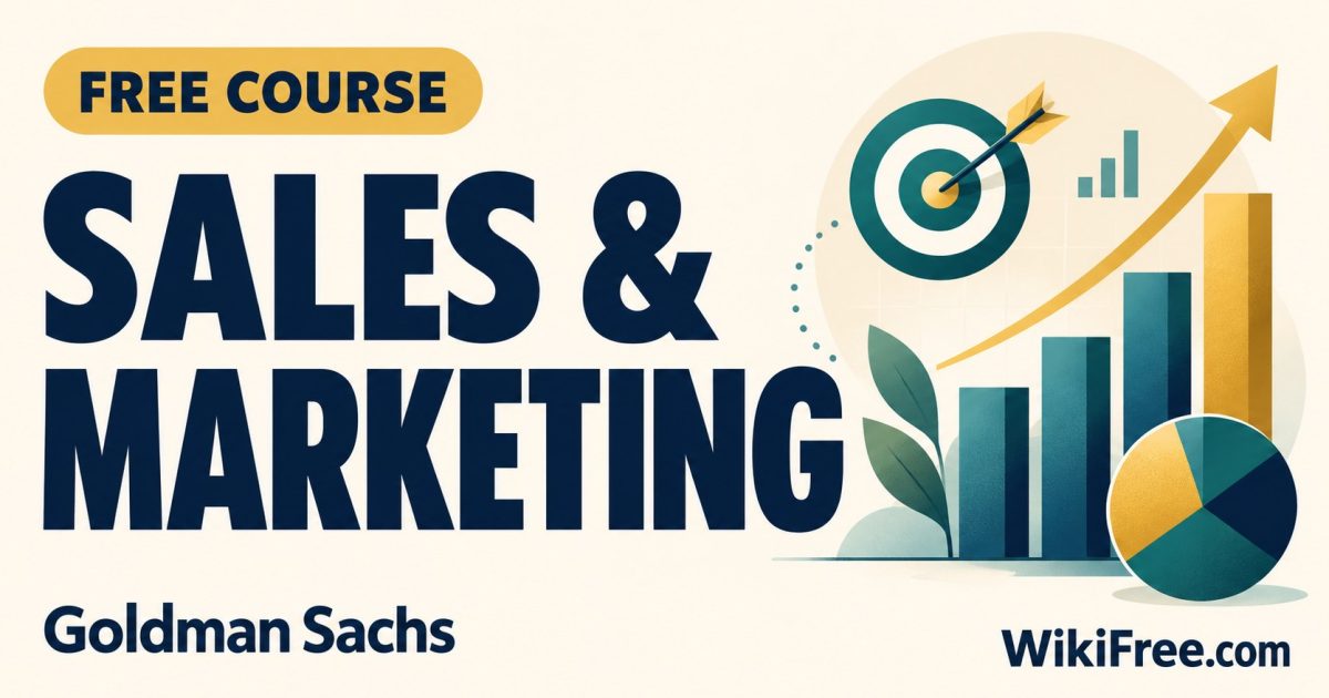 Sales & Marketing — Goldman Sachs; free learning on WikiFree.