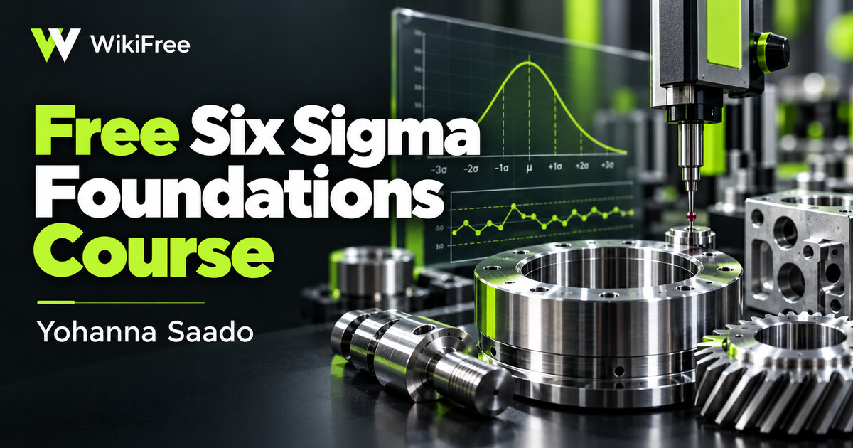Free Six Sigma Foundations Course: Variation and Quality Tools — Yohanna Saado. WikiFree selection.