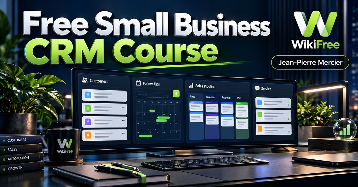 Free Small Business CRM Course: Selection, Prospecting and Service — Jean-Pierre Mercier. WikiFree selection.