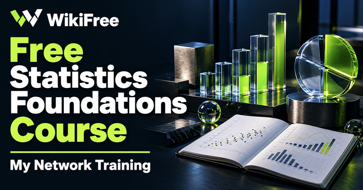 Free Statistics Foundations Course: Averages, Variation and Samples — My Network Training. WikiFree selection.