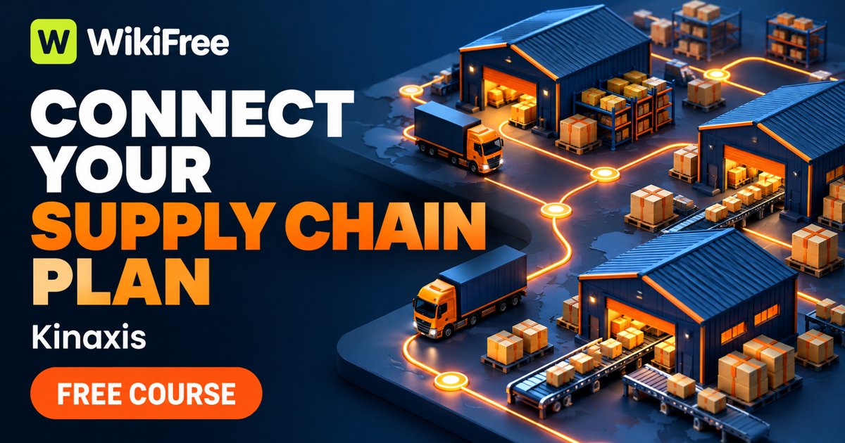 Free Supply Chain Planning Course: Understand Connected Planning Decisions — Kinaxis Inc.. WikiFree selection on Udemy.