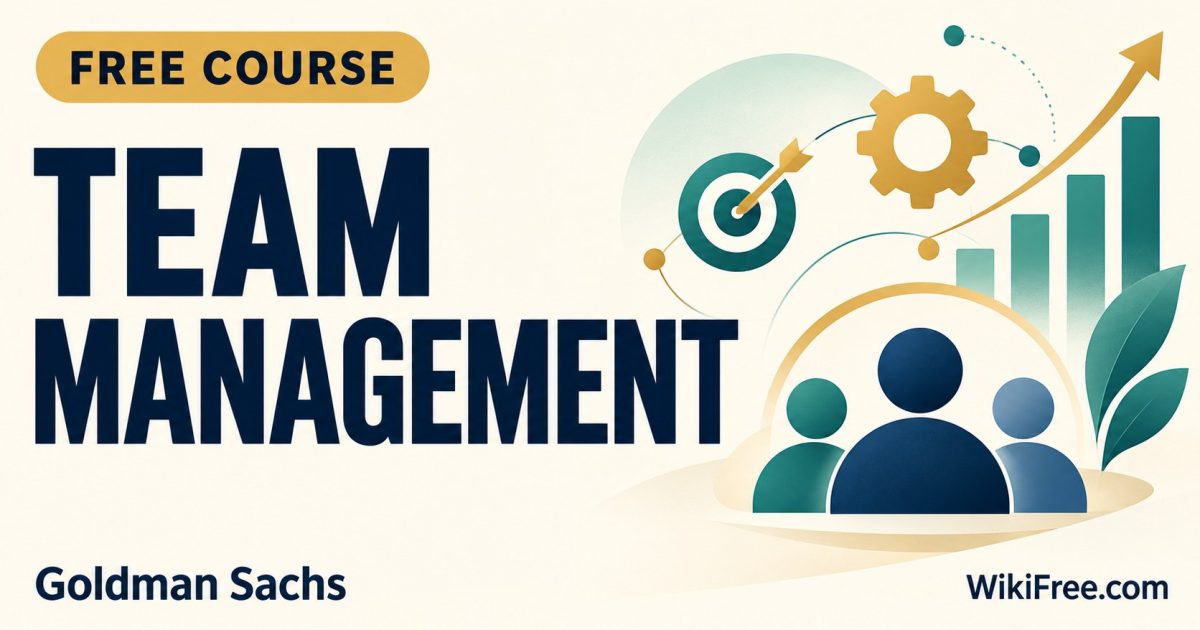 Team Management — Goldman Sachs; free learning on WikiFree.