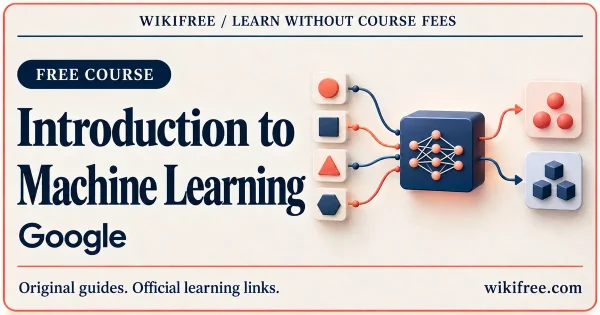 Introduction to Machine Learning cover with shaped data tiles passing through a model into output groups.