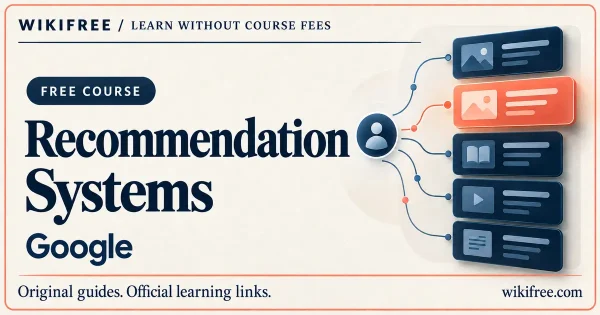 Recommendation Systems cover with a preference node linked to different content cards.