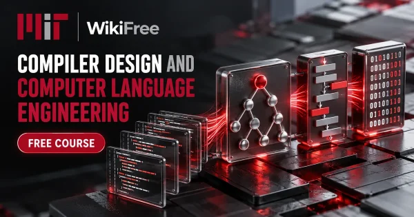 Free MIT Course: Compiler Design and Computer Language Engineering. Original topic-specific WikiFree artwork in MIT red, silver, black and white. FREE COURSE.