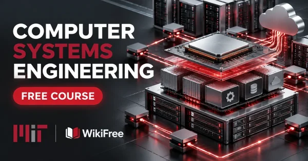 Free MIT Course: Computer Systems Engineering. Original topic-specific WikiFree artwork in MIT red, silver, black and white. FREE COURSE.